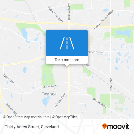 Thirty Acres Street map