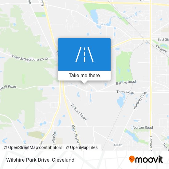 Mapa de Wilshire Park Drive