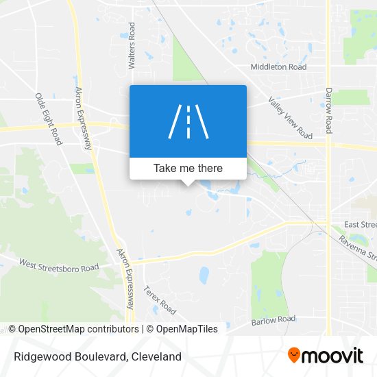 Ridgewood Boulevard map
