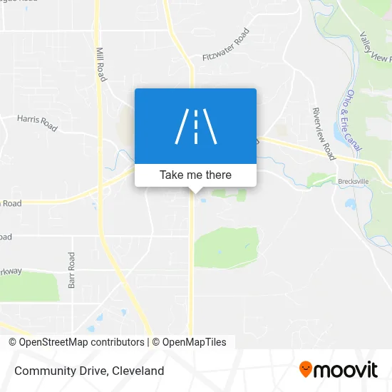 Community Drive map