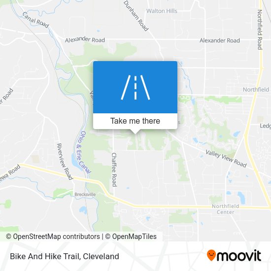 Bike And Hike Trail map