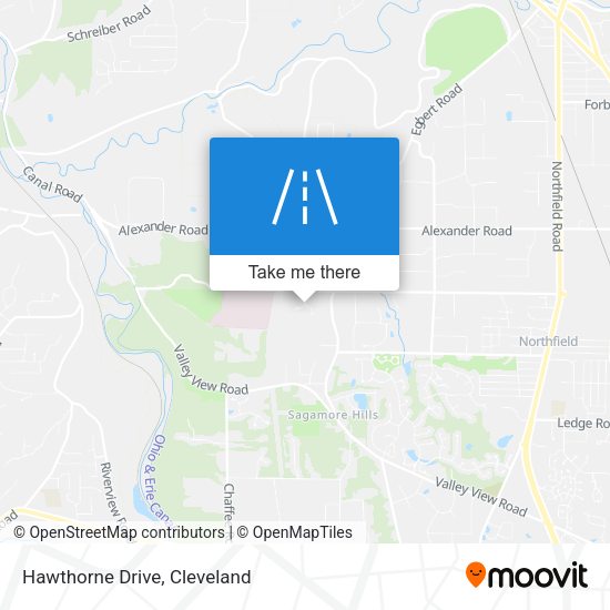 Hawthorne Drive map