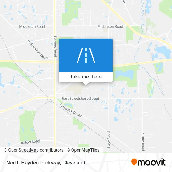 Mapa de North Hayden Parkway