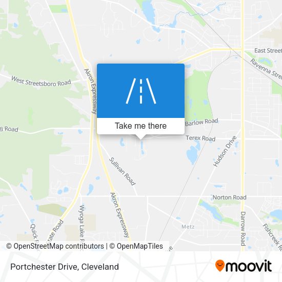 Portchester Drive map