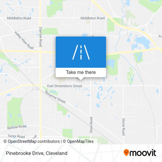 Pinebrooke Drive map