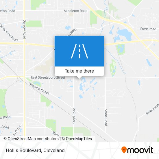 Hollis Boulevard map