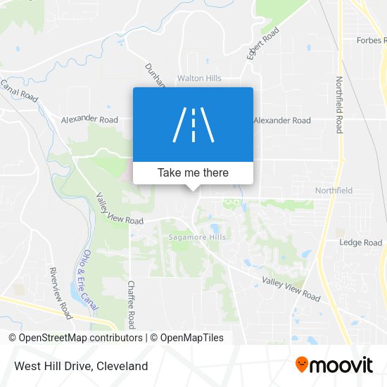 Mapa de West Hill Drive