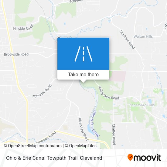 Mapa de Ohio & Erie Canal Towpath Trail