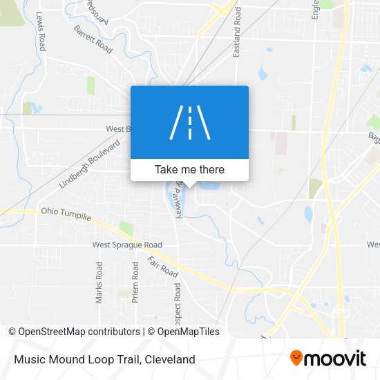 Music Mound Loop Trail map