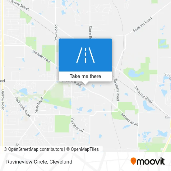 Ravineview Circle map