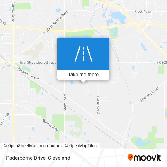 Mapa de Paderborne Drive