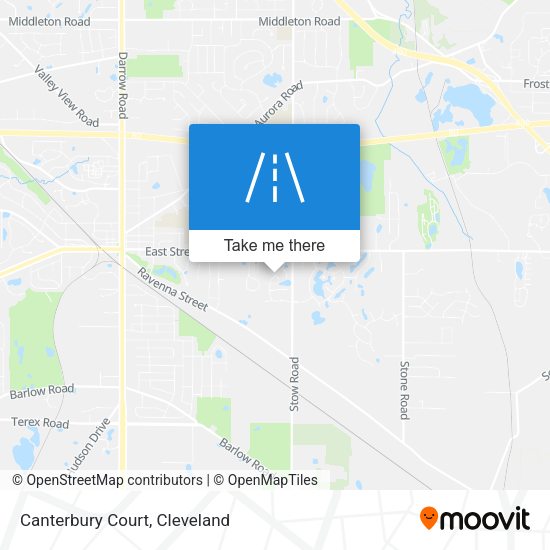 Canterbury Court map