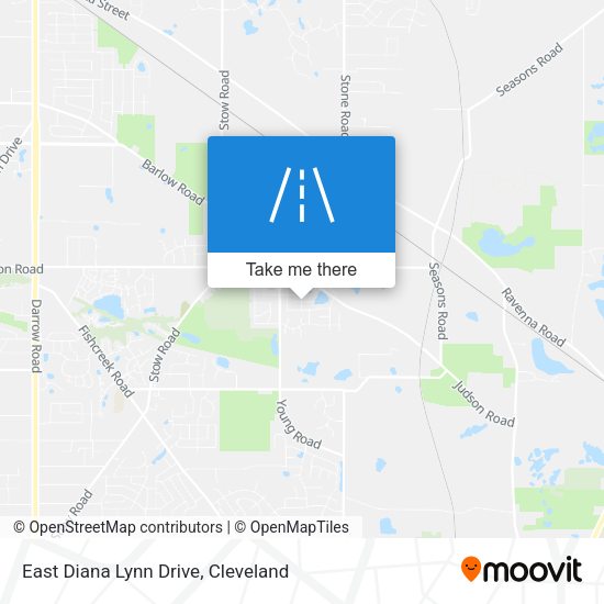 East Diana Lynn Drive map