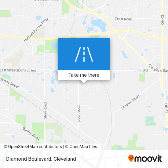 Mapa de Diamond Boulevard