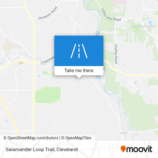 Salamander Loop Trail map
