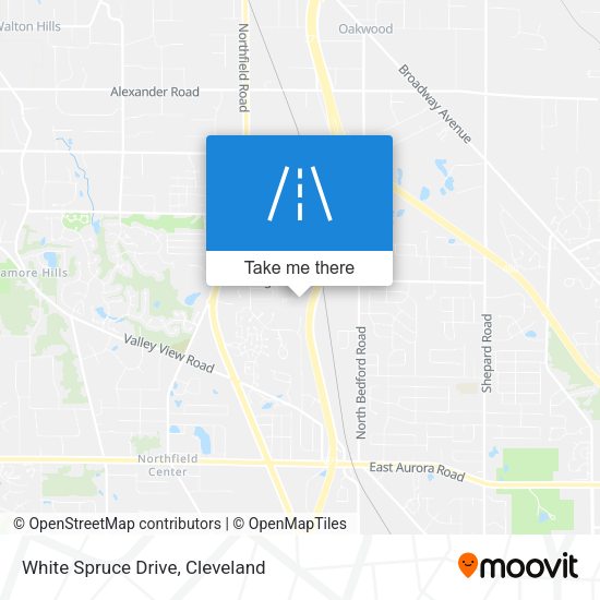 White Spruce Drive map
