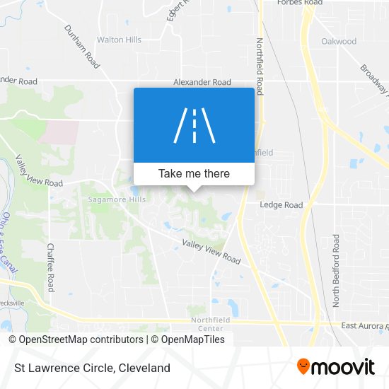 Mapa de St Lawrence Circle