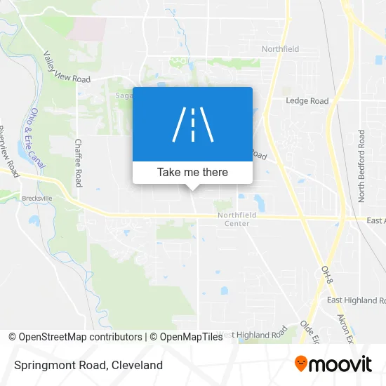 Springmont Road map