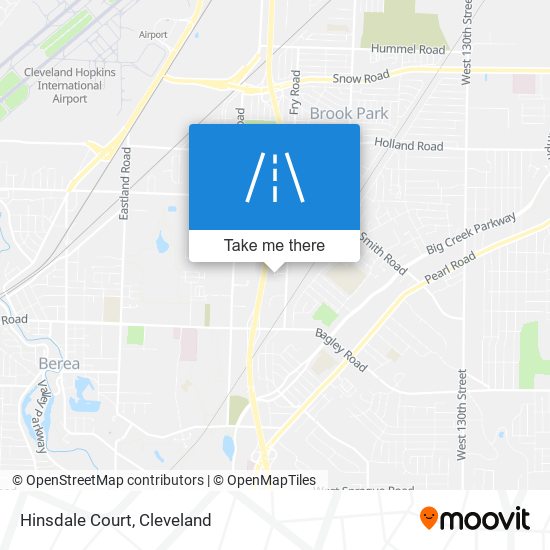 Hinsdale Court map