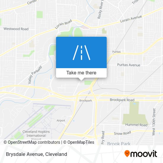 Mapa de Brysdale Avenue