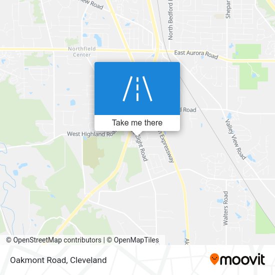 Mapa de Oakmont Road