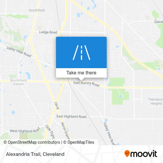 Alexandria Trail map
