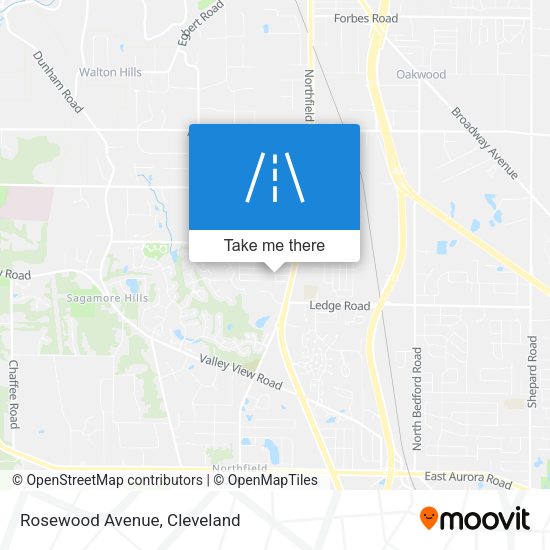 Mapa de Rosewood Avenue