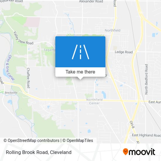 Rolling Brook Road map