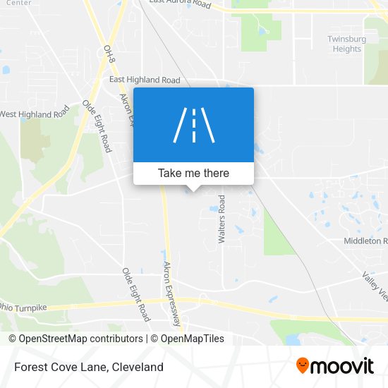 Forest Cove Lane map