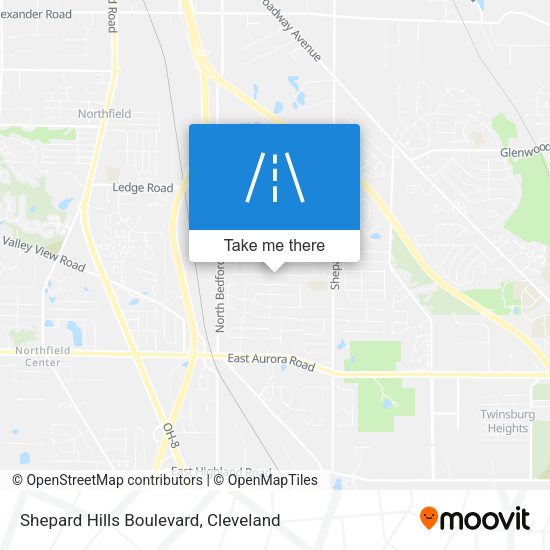 Mapa de Shepard Hills Boulevard