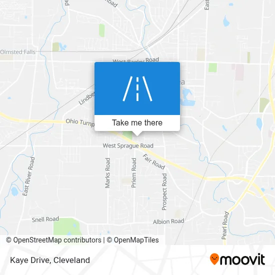 Kaye Drive map