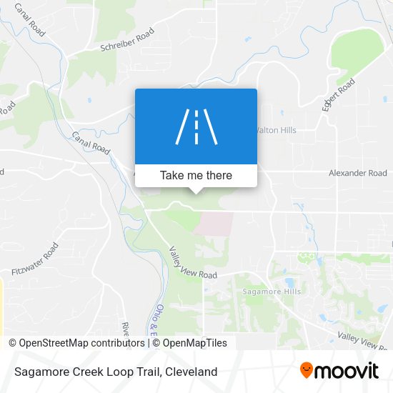 Sagamore Creek Loop Trail map