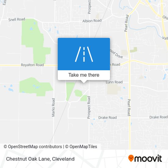 Mapa de Chestnut Oak Lane
