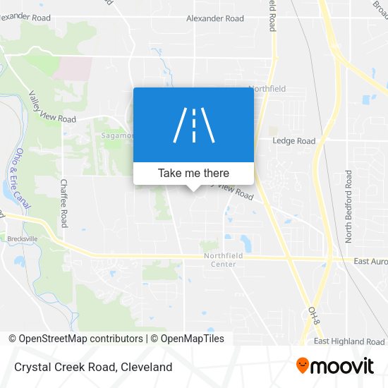 Mapa de Crystal Creek Road