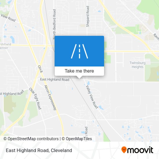 Mapa de East Highland Road