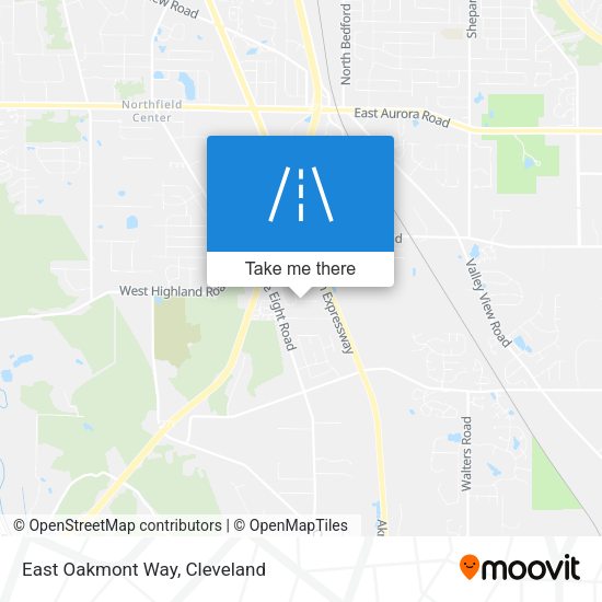 East Oakmont Way map