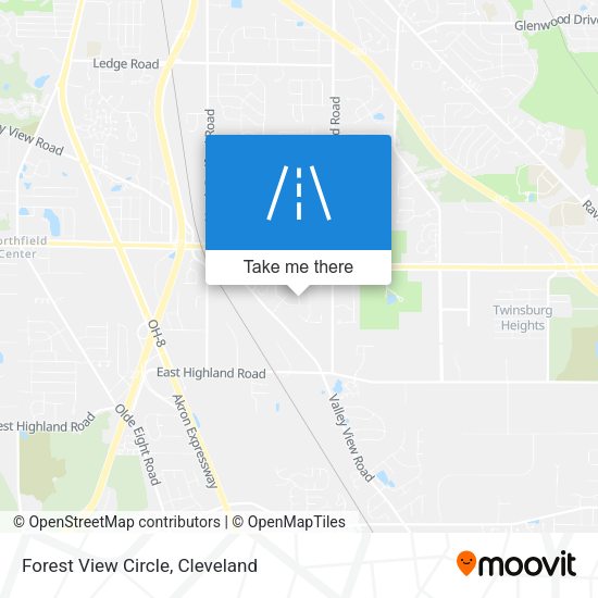 Forest View Circle map