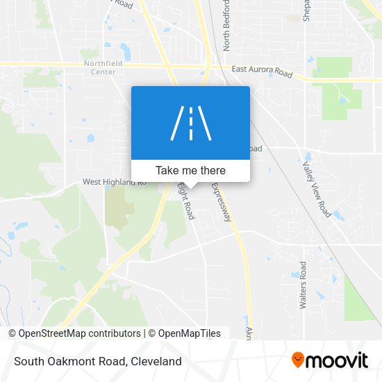 South Oakmont Road map