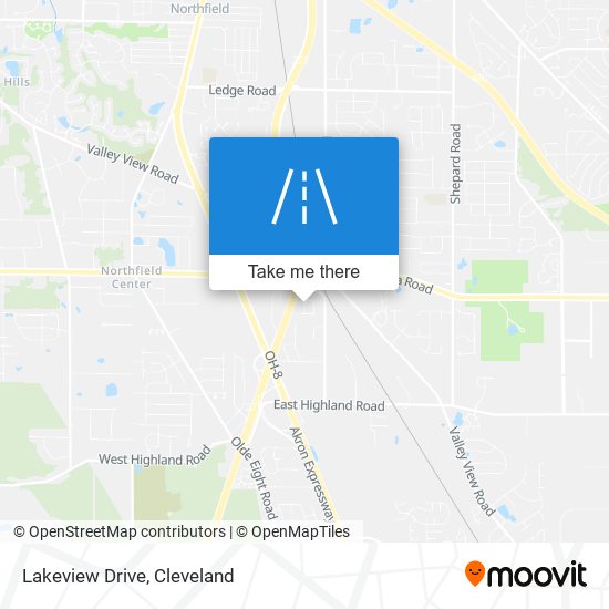 Lakeview Drive map