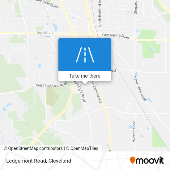 Mapa de Ledgemont Road