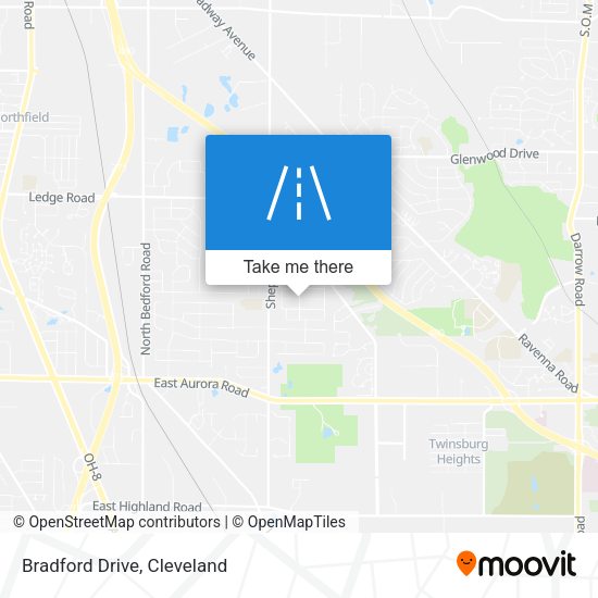 Mapa de Bradford Drive