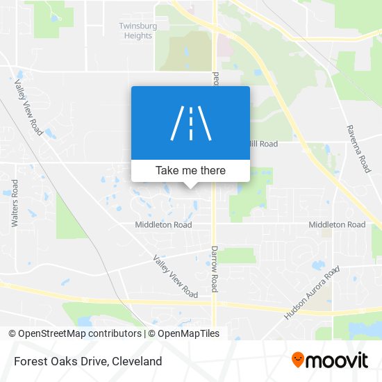 Forest Oaks Drive map