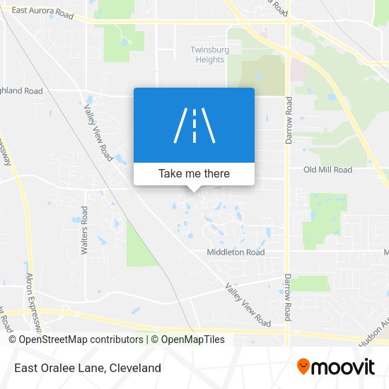 East Oralee Lane map