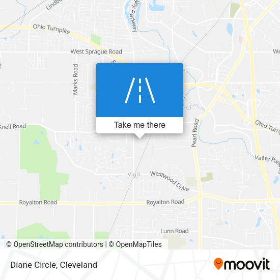 Mapa de Diane Circle