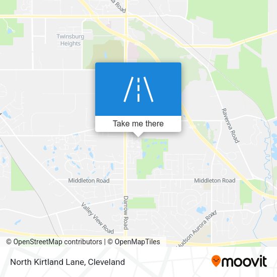 North Kirtland Lane map