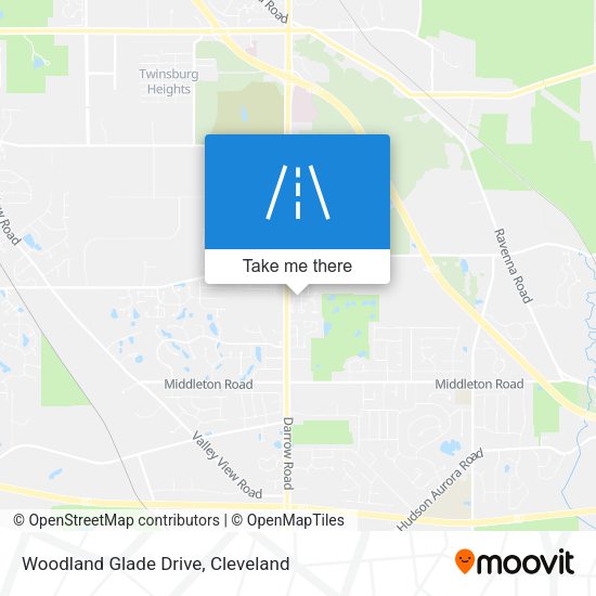 Mapa de Woodland Glade Drive