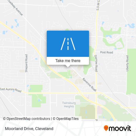 Mapa de Moorland Drive