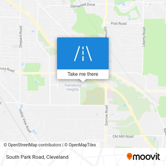 South Park Road map