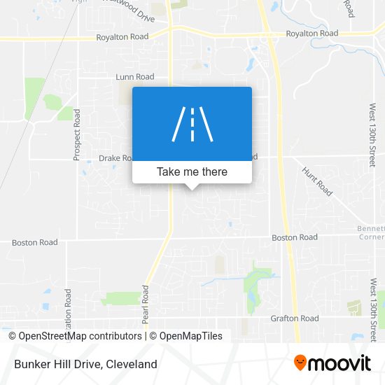 Mapa de Bunker Hill Drive
