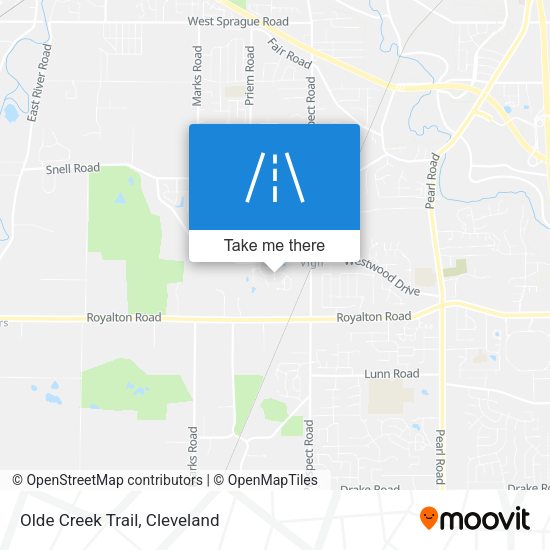 Olde Creek Trail map